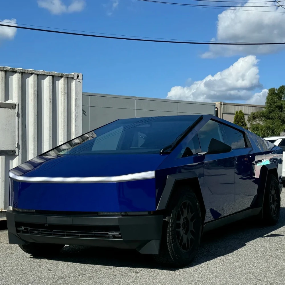 

DIY Color PVC Paint Protection Film For Tesla Cybertruck 2024 Per-cut PPF Color Changing Film Anti-Scratch Vinyl Resistant Cover