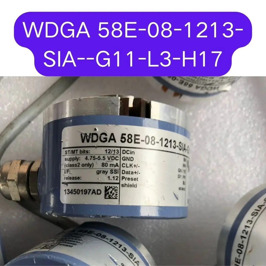 

Used WDGA 58E-08-1213-SIA-G11-L3-H17 servo encoder Test OK Fast Shipping