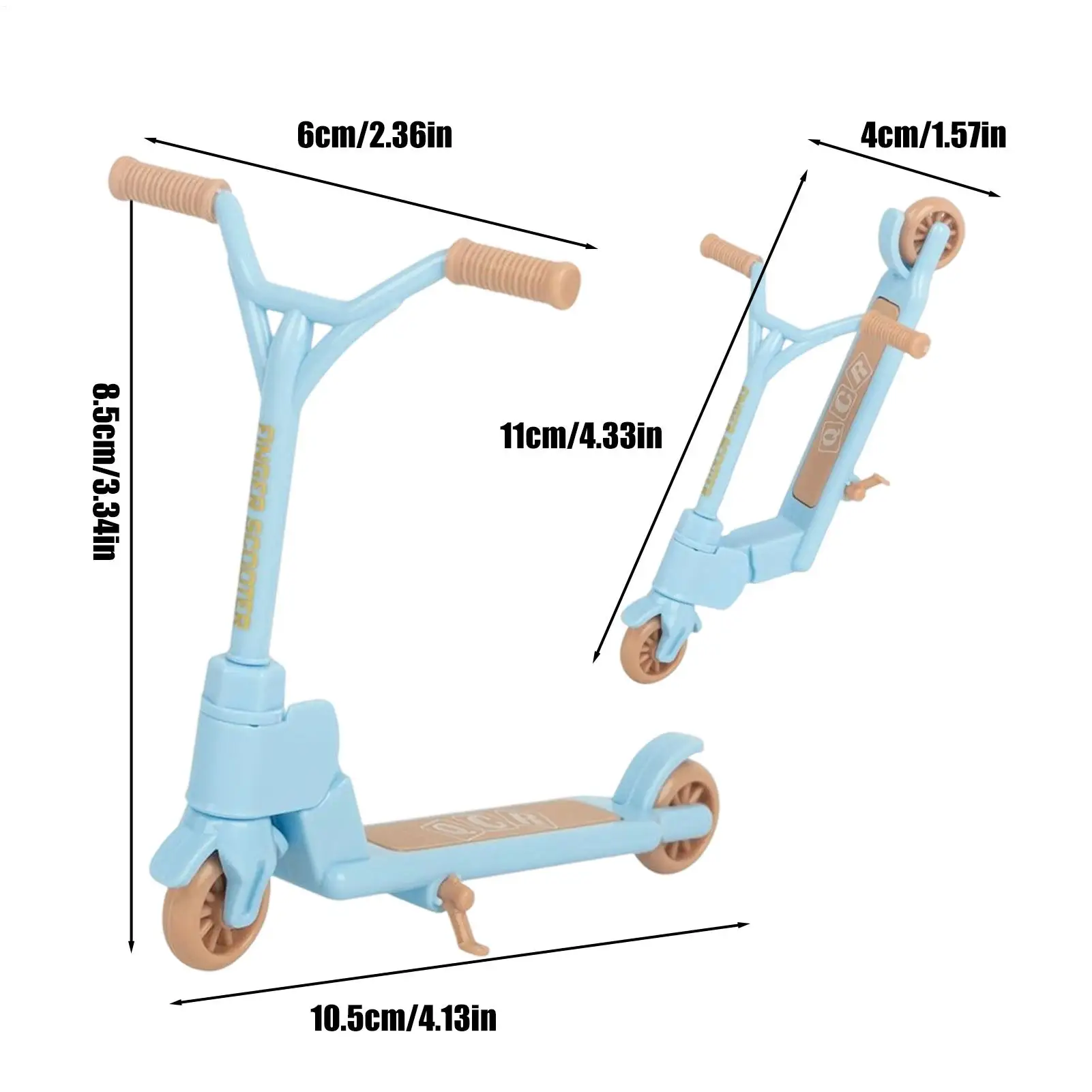 Mini Scooter jouet deux roues pliable antidérapant bureau Gadget doigt Scooter pour enfants fête maison école voyage Fidget