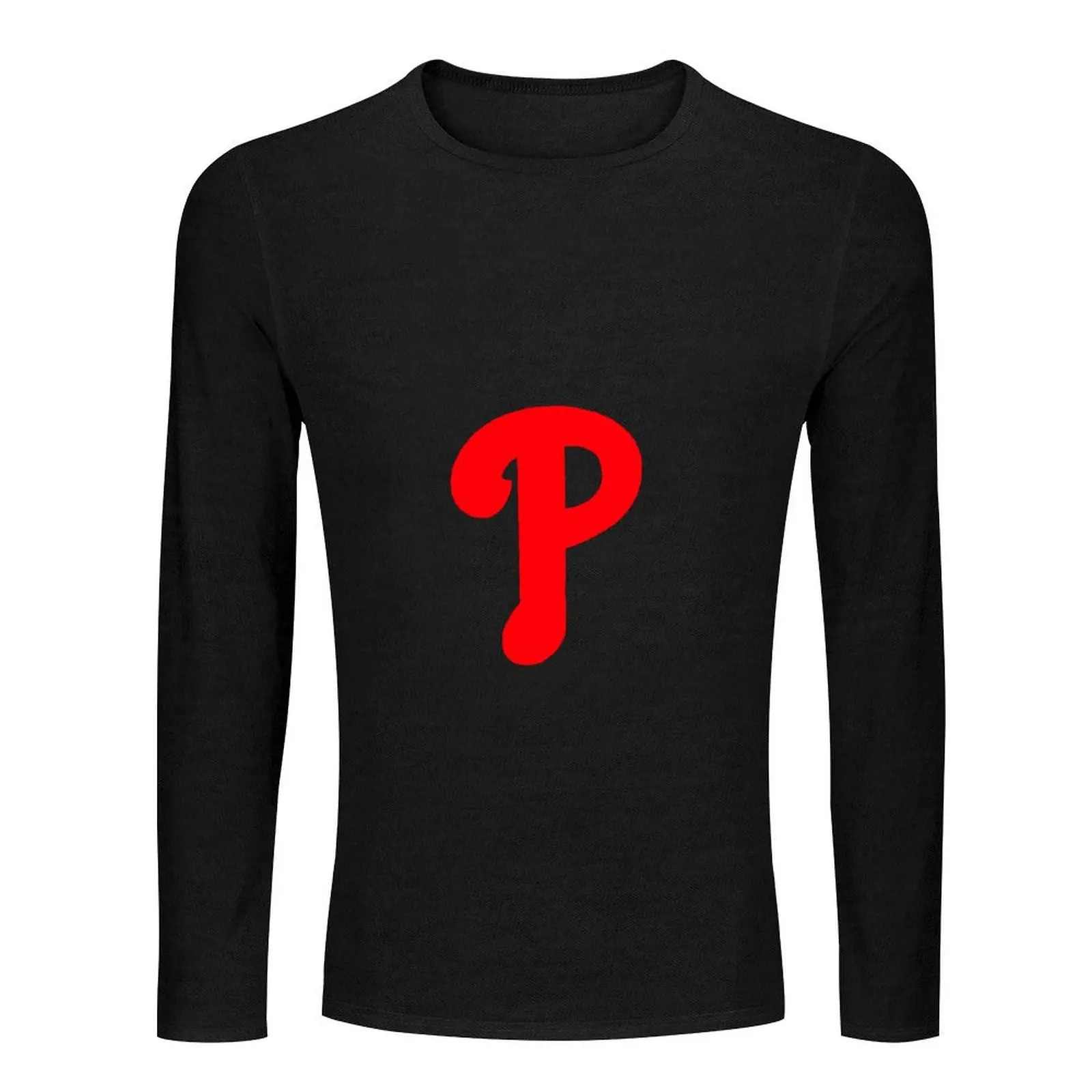 Phillies Logo Long T-Shirt boys animal print shirt sublime t shirt t shirts for men cotton