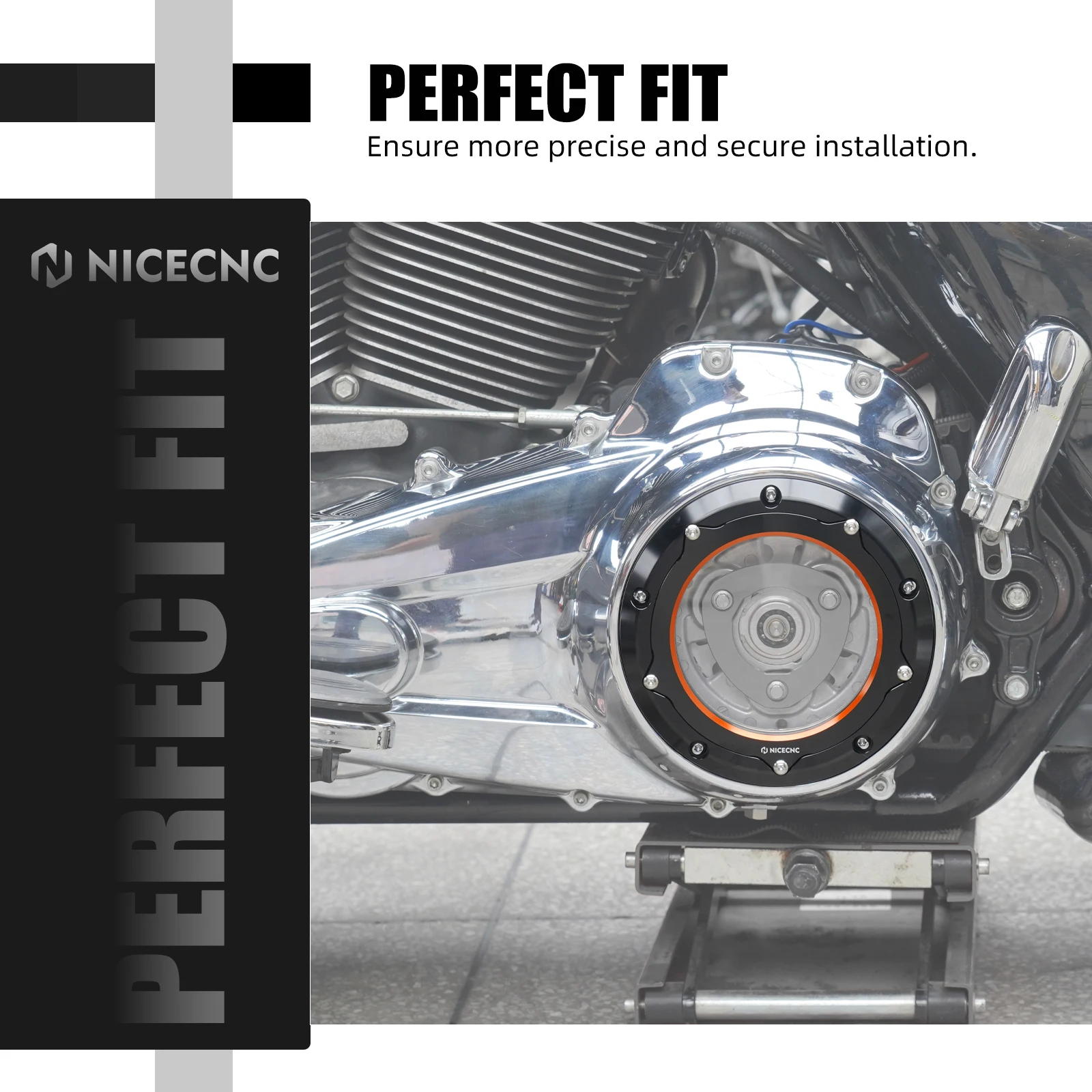 

Прозрачный чехол-клатч NICECNC для Harley Street Glide FLHX 2016-2025 Street Glide Special 16-23 Street Glide ST FLHXST 22-23