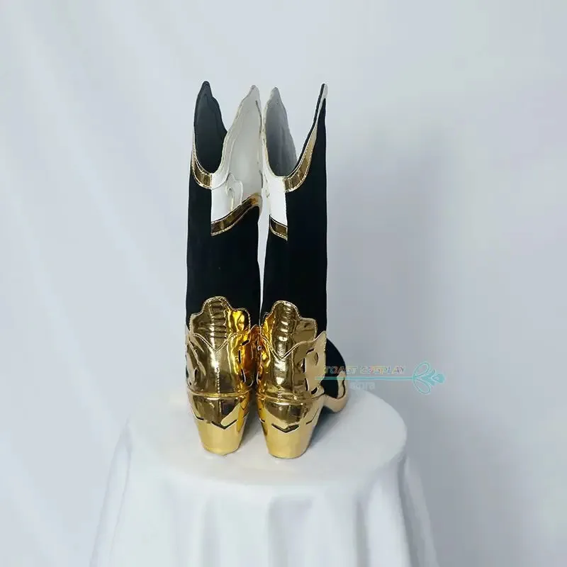 

qq023Fu Honkai Impact 3rd Anime Game Boots Comic Fu Hua Cosplay Costume Prop Shoes for Con Halloween Party