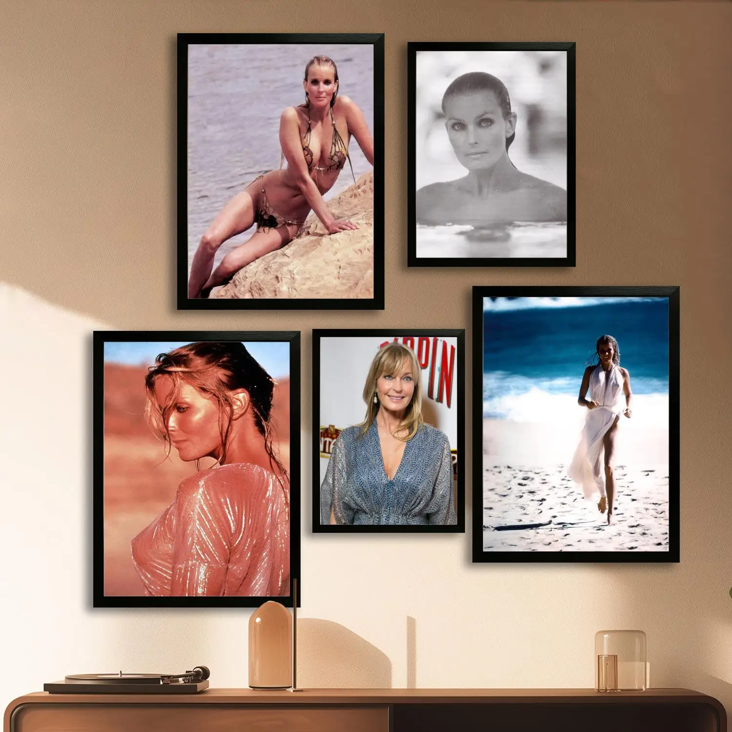 ملصق فني من القماش من bo derek وفن جداري، طباعة صور، عائلة حديثة، ديكور غرفة النوم، ملصقات، لوحة زخرفية #1