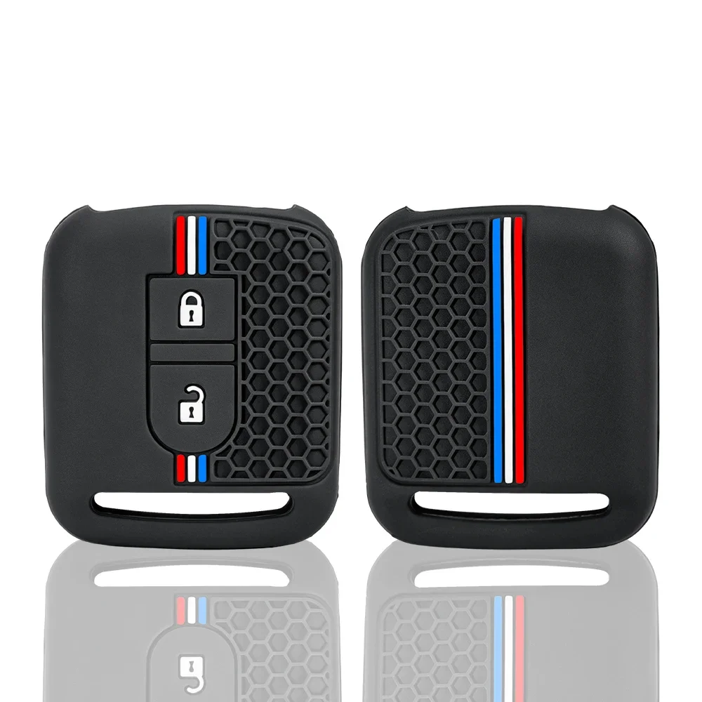 Car Key Silicone Case Fob Rubber Cover For Nissan Micra K12 Note Navara Qashqai J10 Primera Almera Sunny X-Trail