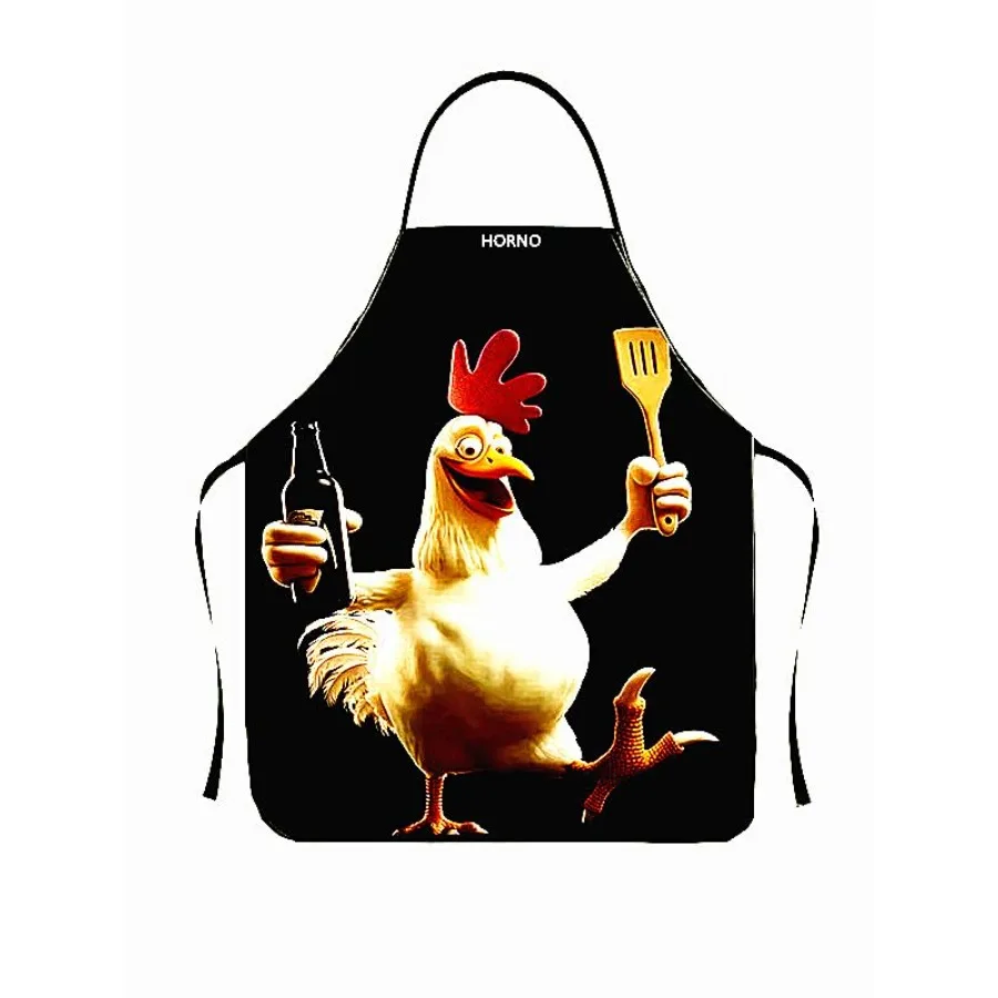 

HORNO Fy Apron Creative Cng Grilling Baking Party Apron for Men Women