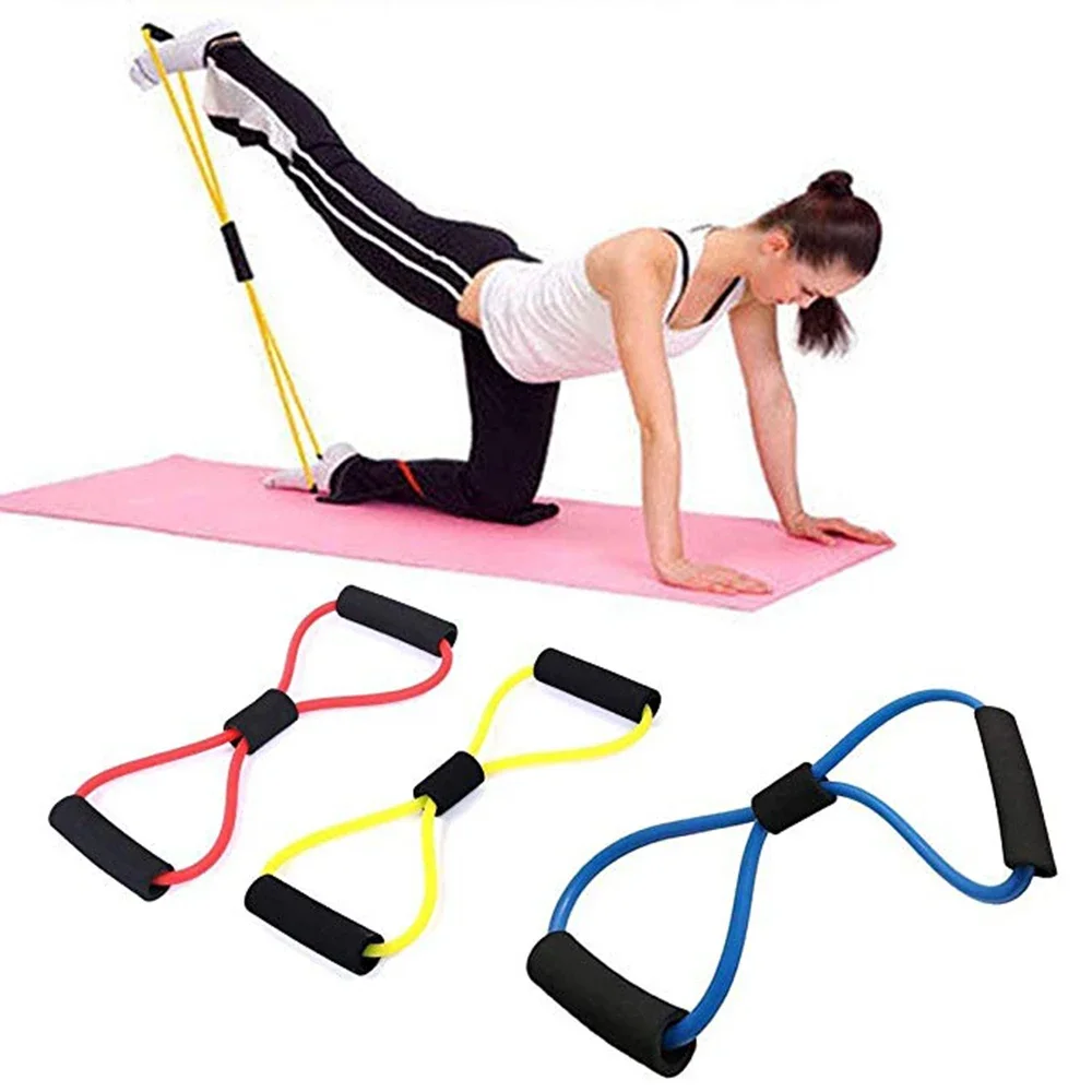 Sports Exercise 8-shaped Resistance Chest Dilator Yoga Back Training Device Chest Expansion Tension Band Fitness Equipment