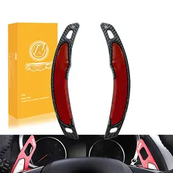 For Mitsubishi Outlander Lancer Evolution Evo X Paddle Shifter Carbon Fiber Car Steering Wheel Shift Paddle Extension Shifters