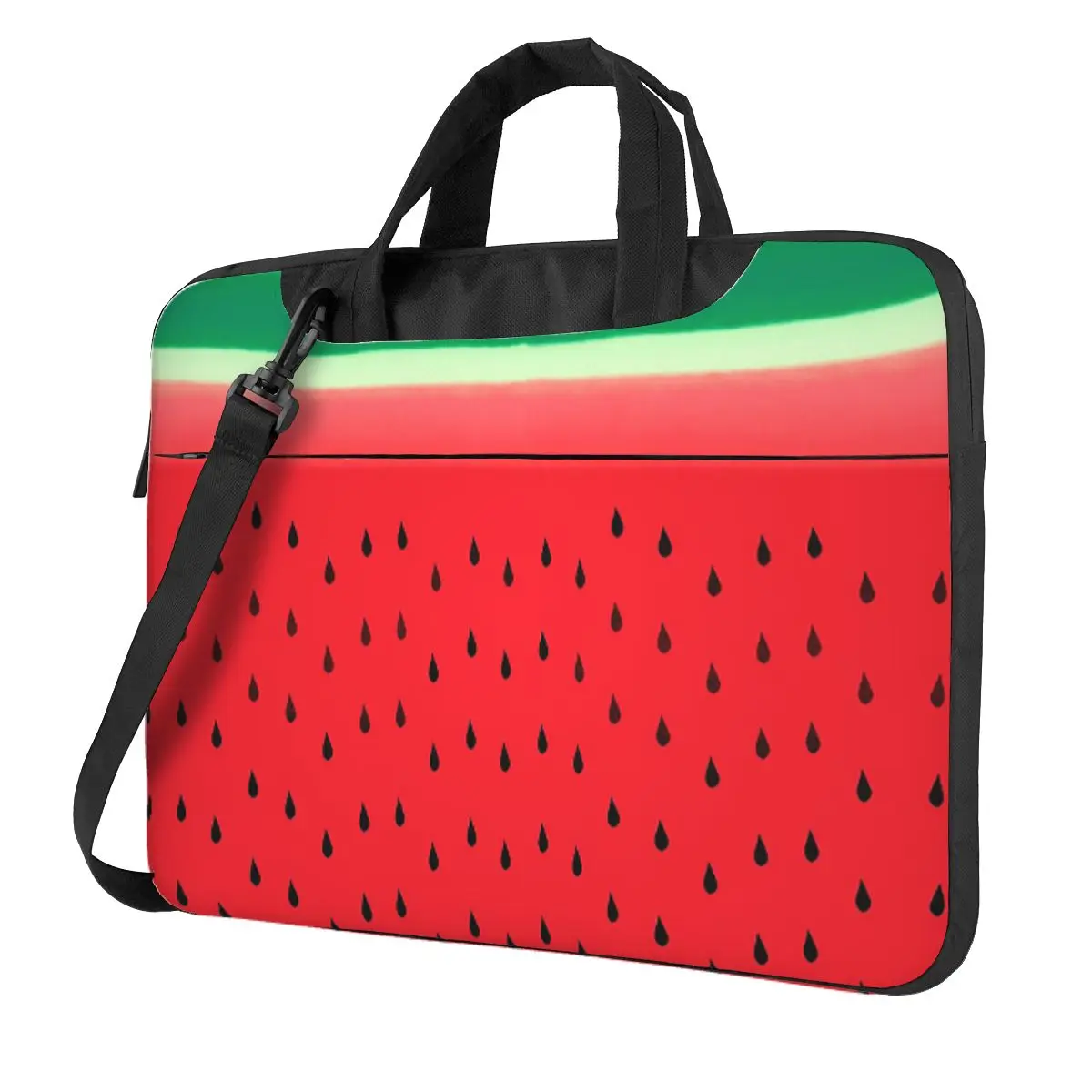 

Watermelon Stripes Crossbody Laptop Bag Case Computer Bag Resistant Protective Notebook Pouch for Macbook Pro Lenovo