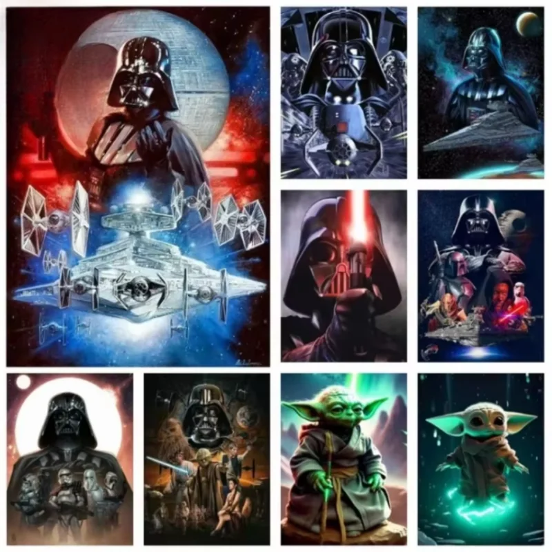pintura-a-oleo-por-numero-disney-kit-de-desenho-de-guerra-interestelar-pintura-a-mao-colorir-por-numeros-para-decoracoes-modernas-ome