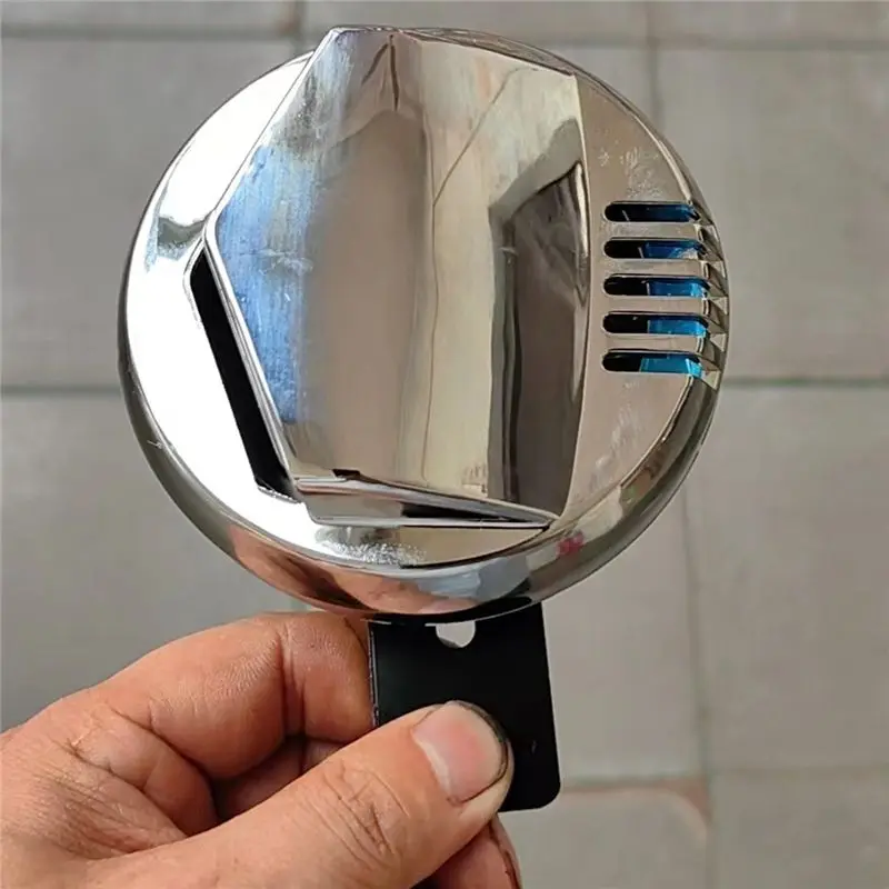 دائم كروم دراجة نارية 12 فولت سوبر بصوت عال 110Db 94 مللي متر القرن الكهربائي لهوندا كاواساكي ل كروم غطاء اكسسوارات السيارات