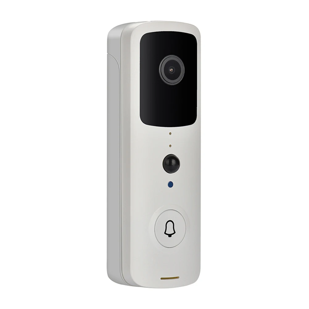 

WIFI Doorbell Video Door Intercom Wireless Smart Home IP Door Bell Camera Security Alarm IR Night without (White)