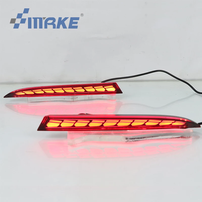 For Honda HR-V RS / ENS1 2022 3-in-1 Functions 12V LED Bumper Light Rear Fog Lamp Brake Light Dynamic Turn Signal Reflector