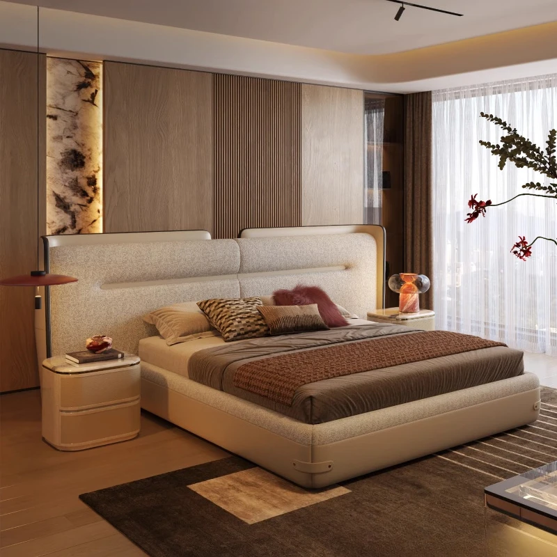 Cama litera multifuncional, plataforma de dormir estilo princesa, sofá seguro, cama doble de lujo, cabeceros completos, Cama Solteiro, muebles únicos