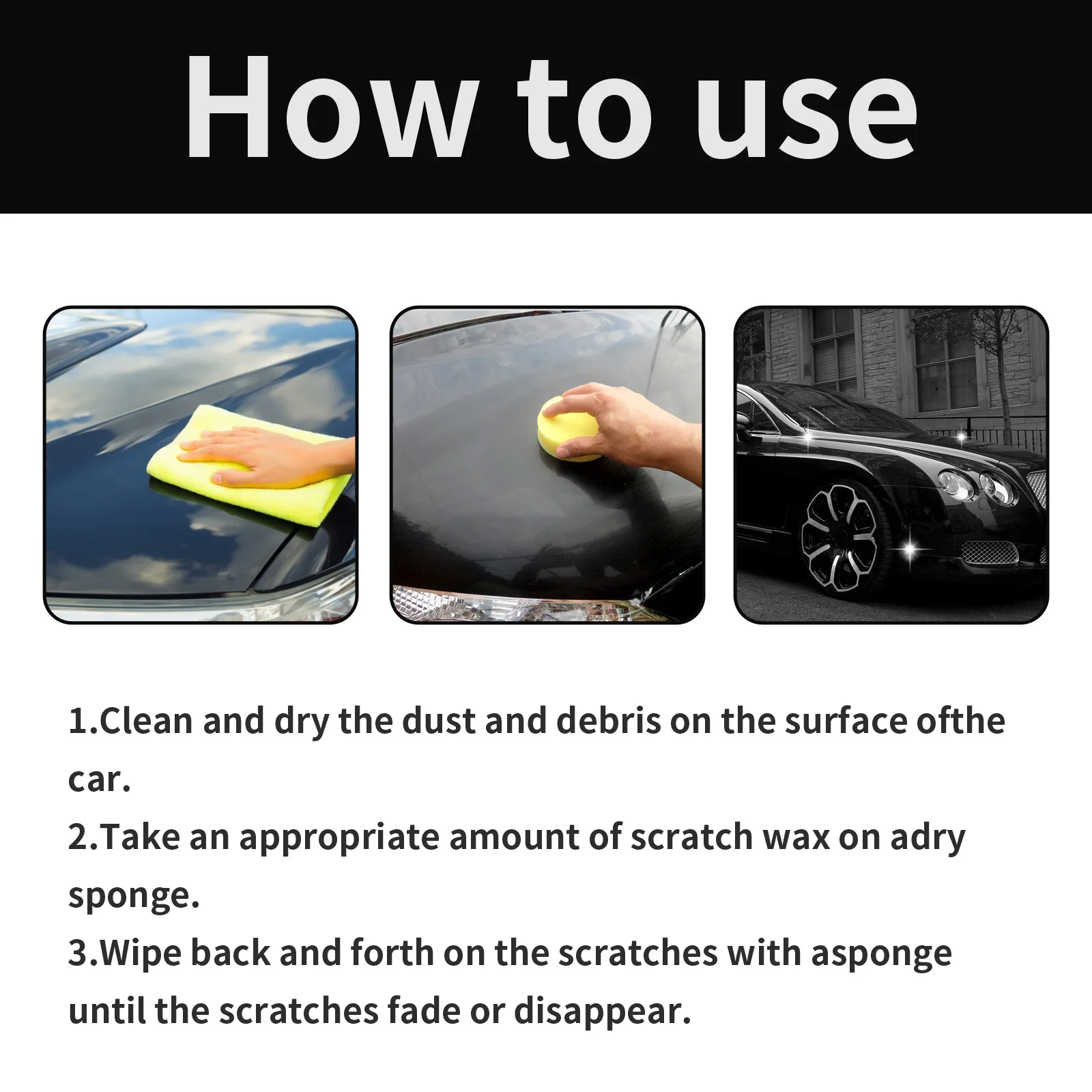 Scratch Repair Wax For Car Multpurpose Car Scratch Repair Wax Car Scratch Removal Wax Effective Car Scratch Repair Kit Car