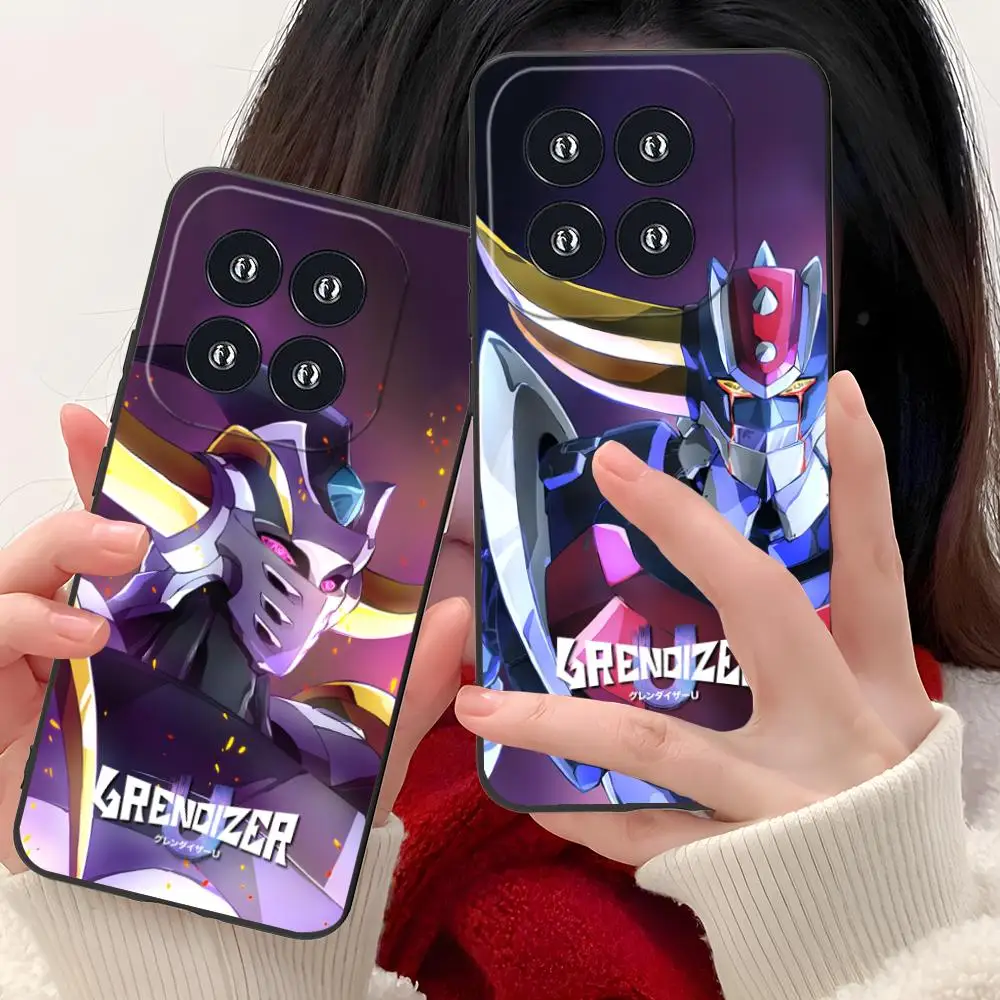 

Anime Grendizer Phone Case for Xiaomi 15 14 13 12 11 10 9 T Ultra Lite Pro S SE X 5G Black Cover Pretty Cellphones