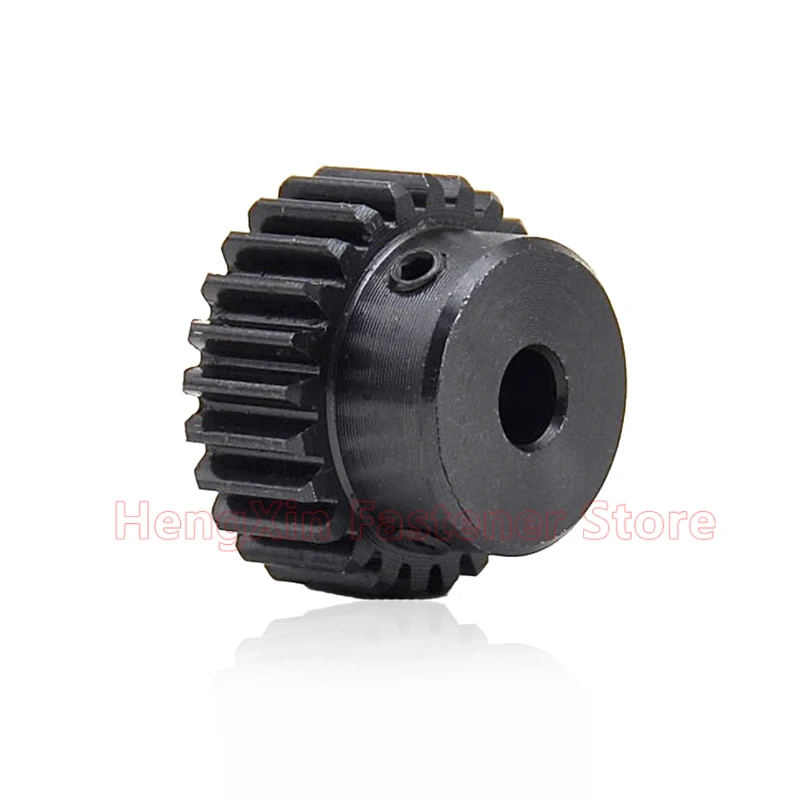 1pcs 18T-27T 1.25M Step Spur Gear 1.25 Mod 18/19/20/21/22/23/24/25/26/27 Teeth 45# Steel Motor Gear Cylindrical Gear Bore 4-17mm view 5
