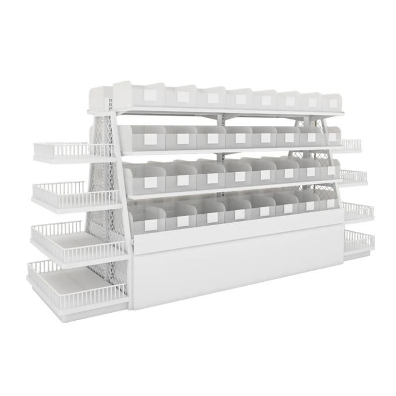

Convenience store imported food loose scale box single and double-sided display rack