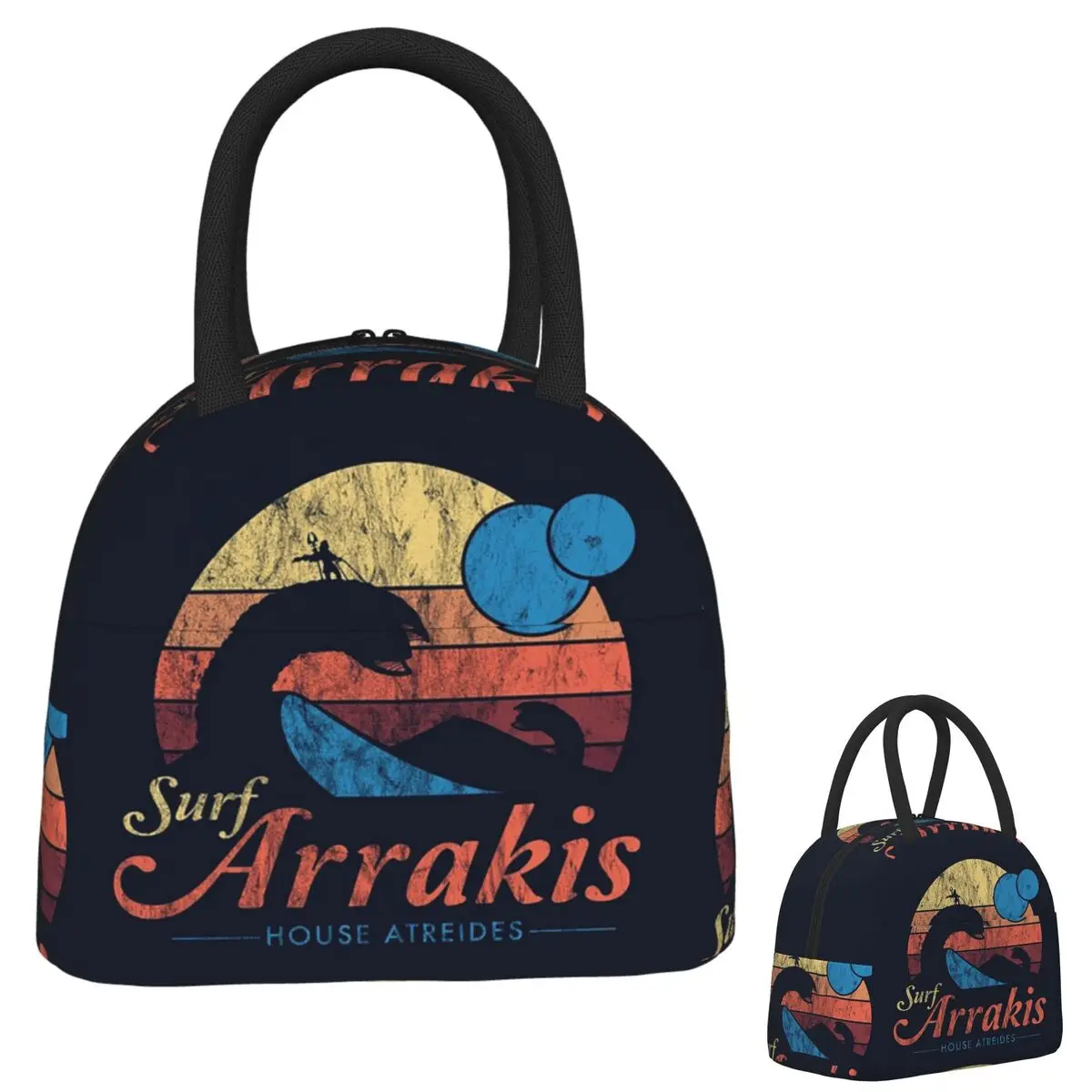زيارة Arrakis المتعثرة تصفح الكثبان الرملية الخيال العلمي أكياس الغداء معزول بينتو صندوق المحمولة حقيبة الغداء نزهة أكياس حقيبة حرارية للمرأة #1
