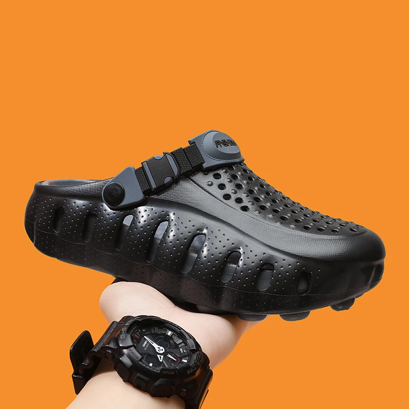Men's and Women's Couple Models, New Summer Style Men's Sports Sandals for Beach Wear, Non-Slip, Wear-Resistant, Closed-Toe