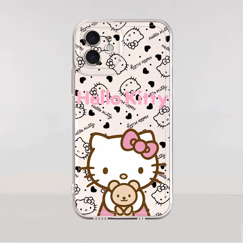 حافظة ناعمة شفافة لهاتف Honor X8b X9a Y9 Prime 2019 90 Lite X7b X9b Sanrios Hello Kitty