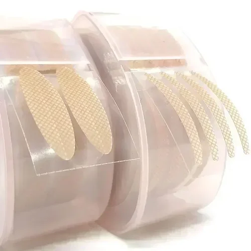 Imagen 2 del producto Cinta autoadhesiva para párpados dobles, pegatina Invisible de malla de encaje, pasta para párpados, tiras naturales, herramientas de maquillaje para levantamiento de ojos en forma de oliva
