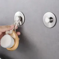 1pc Magnetic Soap Holder Stainless Steel Soap Dispenser Kitchen Bathroom Portable New Wall Mounted Storage Rack