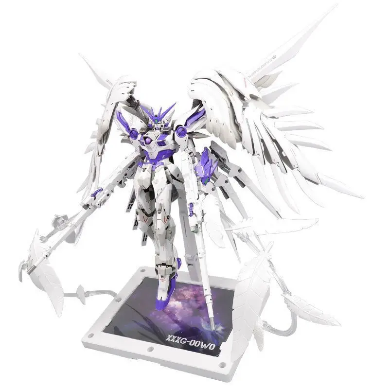 

Moxing Mg 1/100 Xxxg-00Ysw Wing Snow White Prelude Purple Assembly Model Collectible Robot Kits Kids Gift