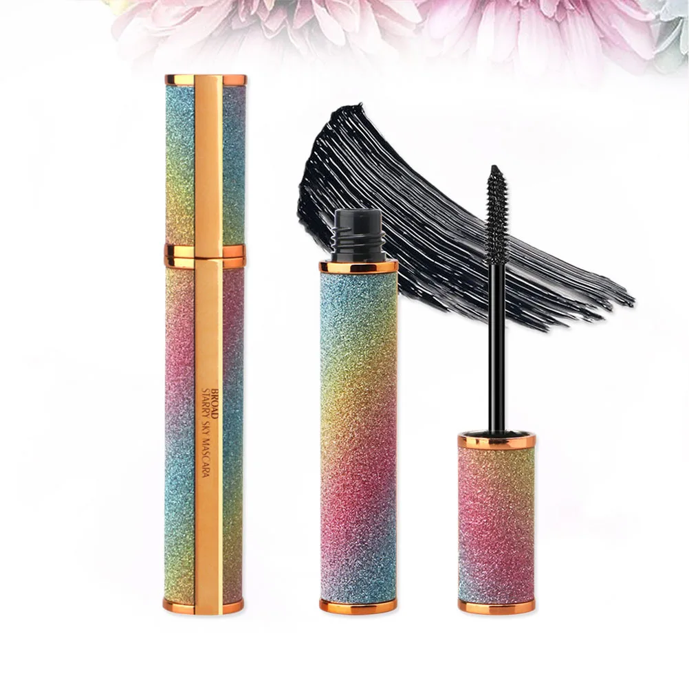 Crème Mascara 4D pour femmes, bouclage épais, imperméable, anti-taches et longueur en une seule étape, Application facile