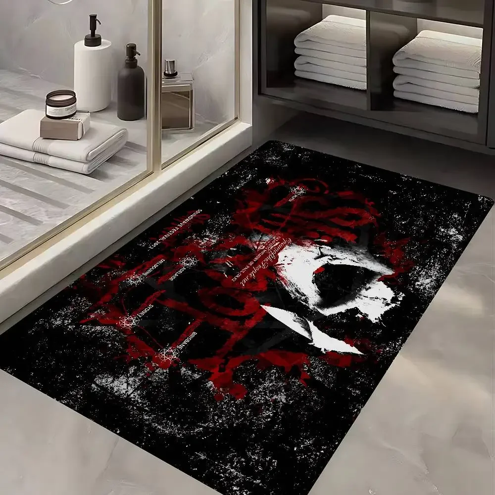 Fts Slipknots Heavy Metal Band Door Mat Nordic Style Bedroom Living Room Doormat Home Balcony Anti-Slip Alfombra