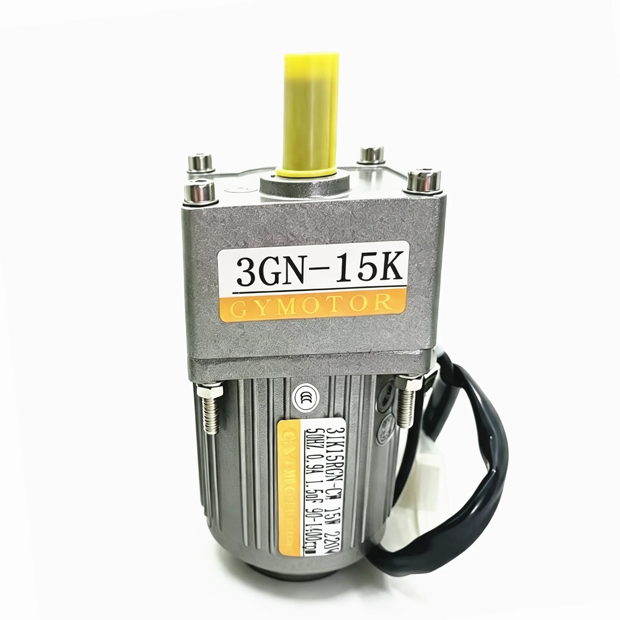 15W AC 220V Single Phase Variabale Speed  Gear Motor Shaft Diameter 10mm 3GN Gearbox Adjustable Speed AC Motor