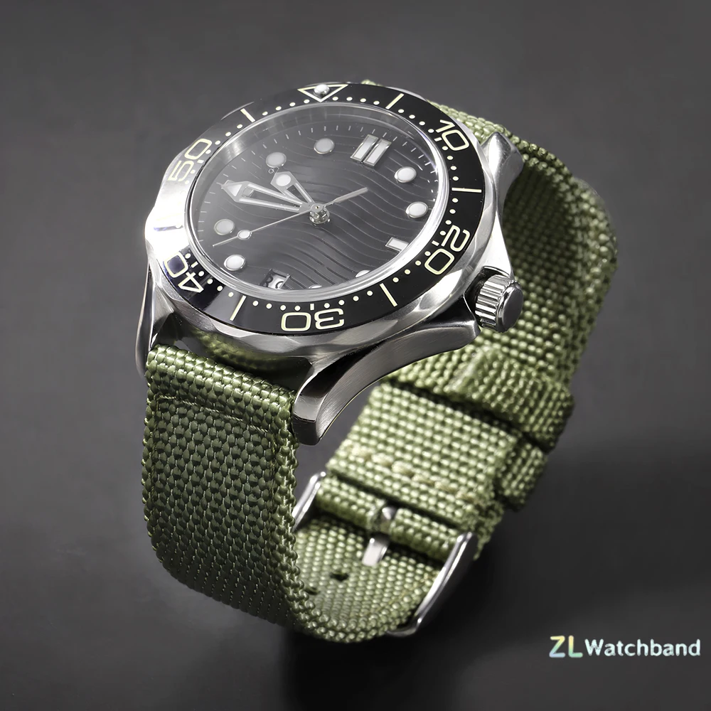Sports Nylon Watch Band Quick Release Woven Strap for Men Women 18mm 20mm 22mm 24mm Sport Wristband Military Universal Bracelet