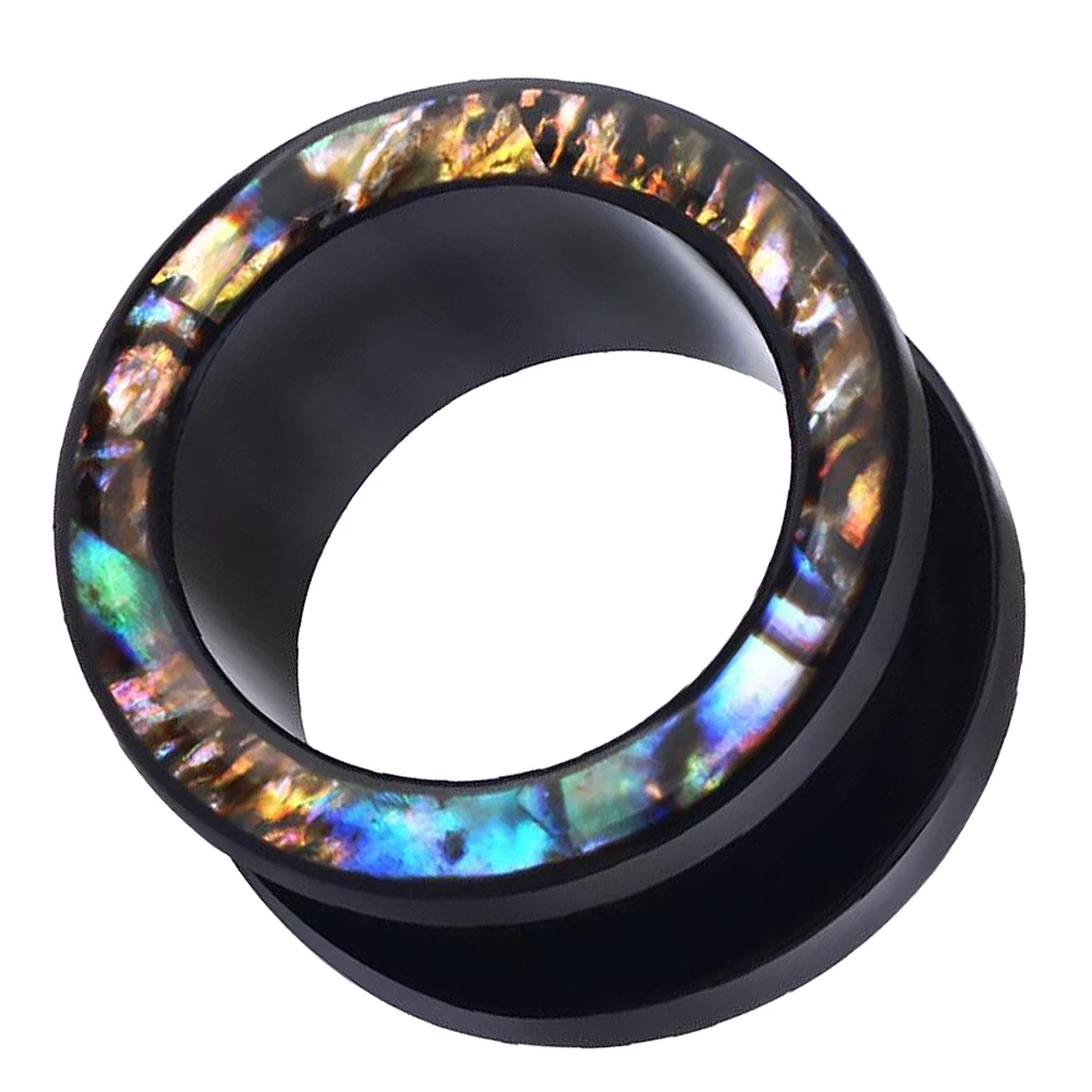 

Shell Earrings Stretching Kit Colorful Safe Acrylic Jewelry Ear Tunnel Plugs Sizes 6mm 8mm 10mm 12mm