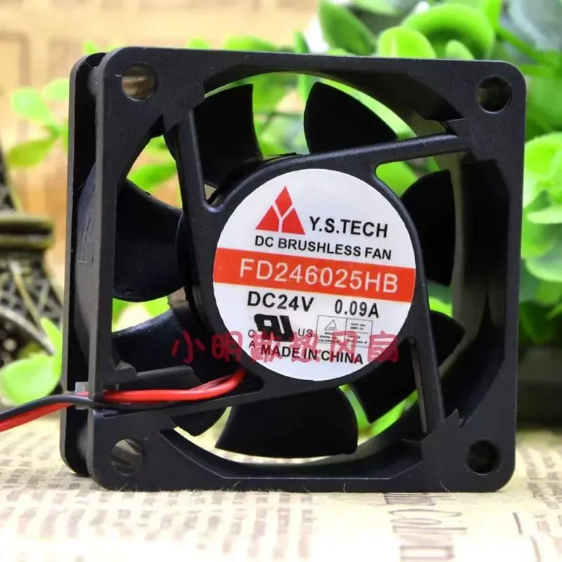 for Y.S.TECH Wonsan FD246025HB DC 24V 0.09A 6025 6CM Inverter Cooling Fan