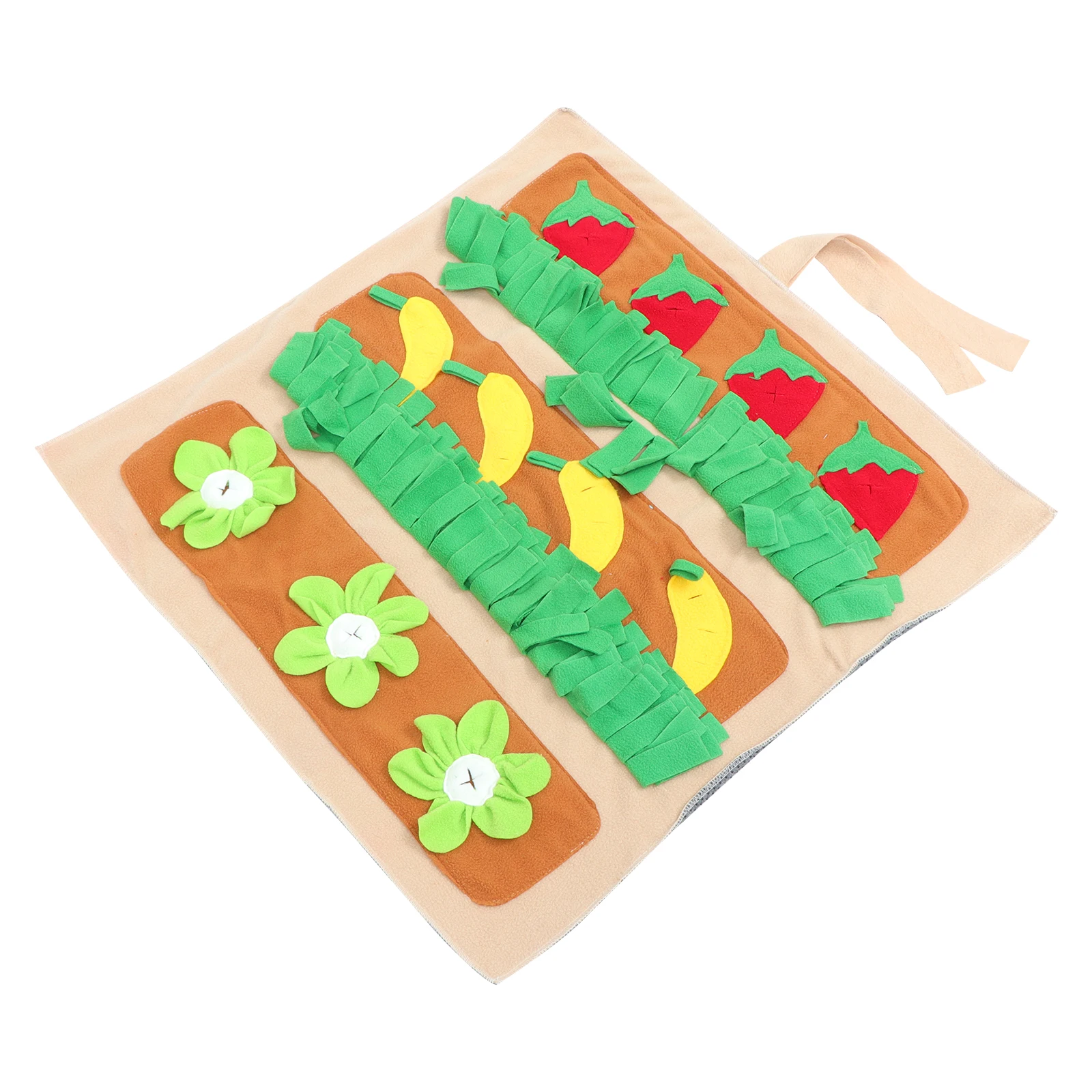 

Rabbit Foraging Mat Pet Feeding Snack Dispenser Dog Snuffle Bunny Pad Slow Feeding Digestive Training Mat Storage Lightweight