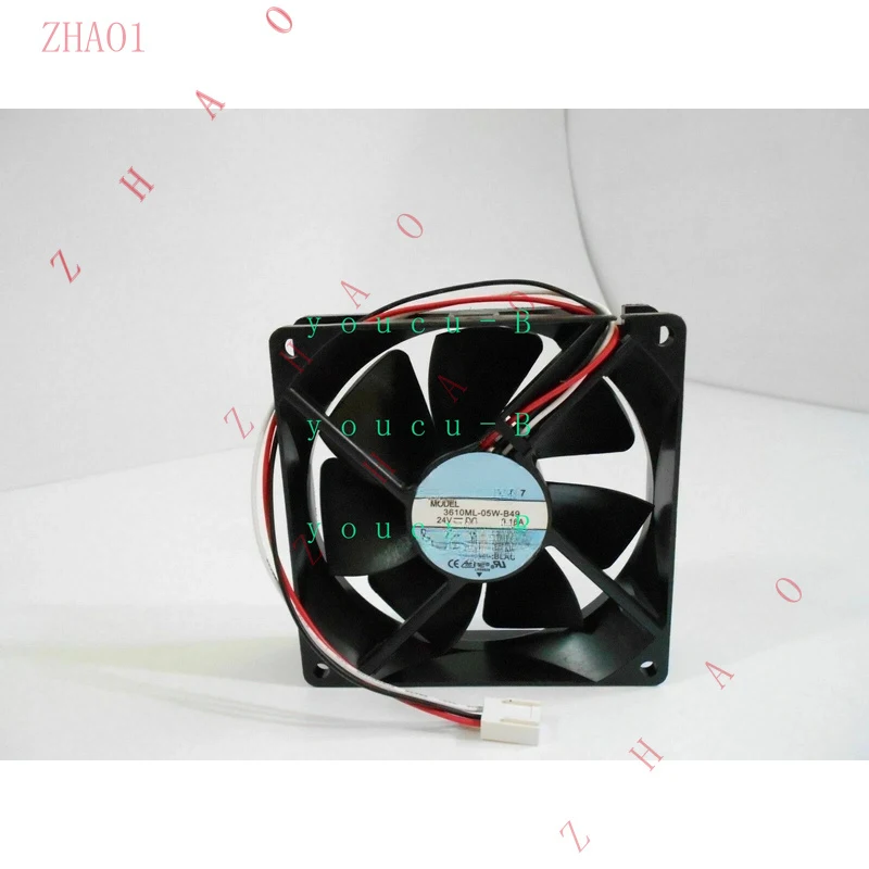 Z  1PCS NEW   for  NMB 3610ML-05W-B49 DC24V 0.16A 3pin Cooling Fan 90*25mm Fast delivery