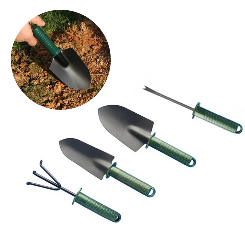 

4Pcs Mini Gardening Tool Set Hand Shovel Rake Trowel Easy Handling Soil Loosening Weeding Transplanting