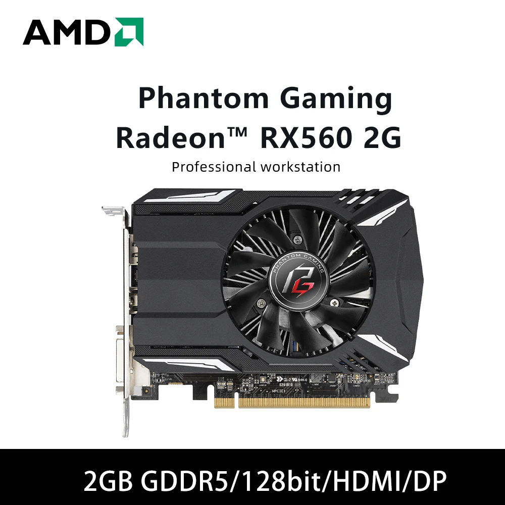 

Phantom Gaming Radeon™ RX560 2G GPU &RX 6600 MECH 2X 8G & RX 6600 XT 8GB & GTX660 DC20 2GD5 & AREI RX560 O2G EVO graphics car