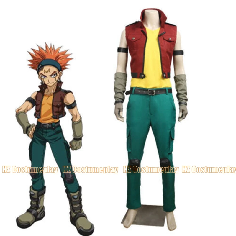 

Yugioh 5D's Crow Hogan Uniform Cosplay Costume Outfit custom madeyxw