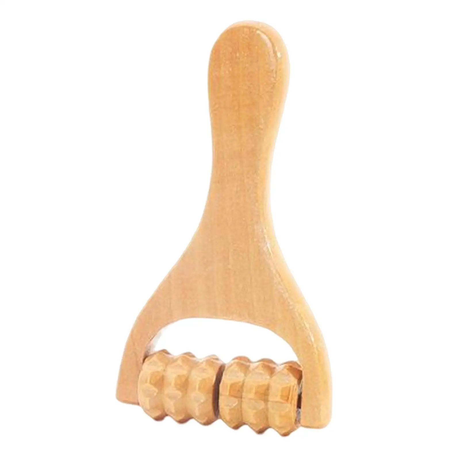 Manuelles Hand-Rollenmassagegerät aus professionellem Holz für Fuß, Taille, Schulter