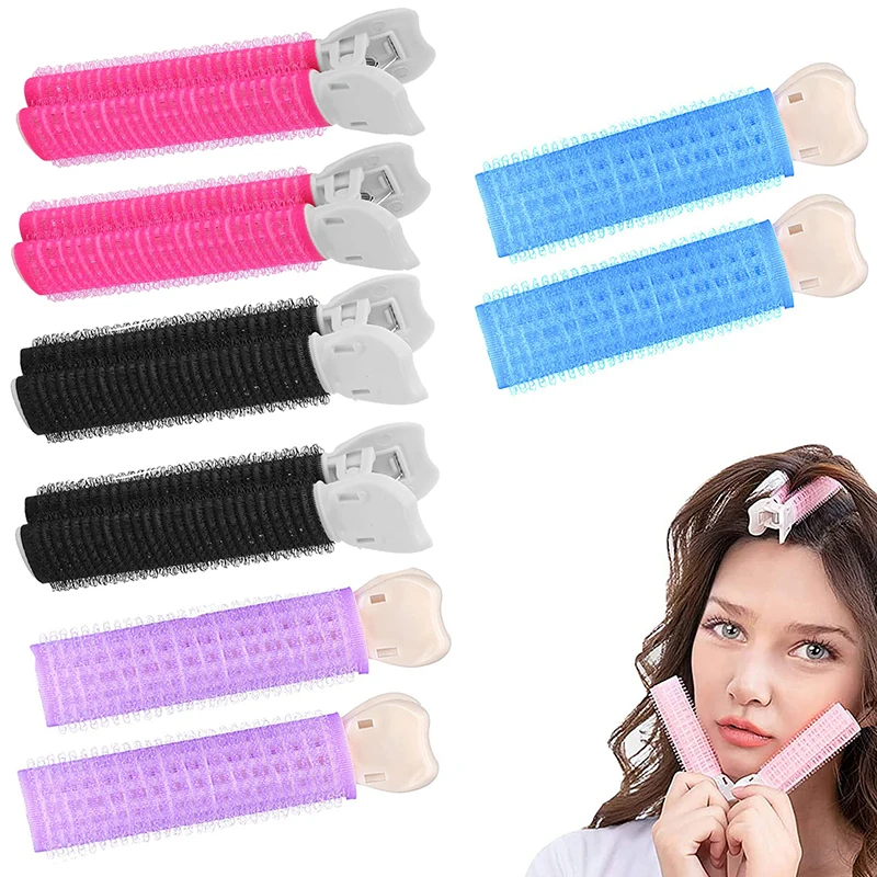 Bangs Hair Root Fluffy Clips Lazy Hair Top Styling Hairpins Hair Rollers Natural Bangs Curling Barrettes Hair Clips Curlers Tool