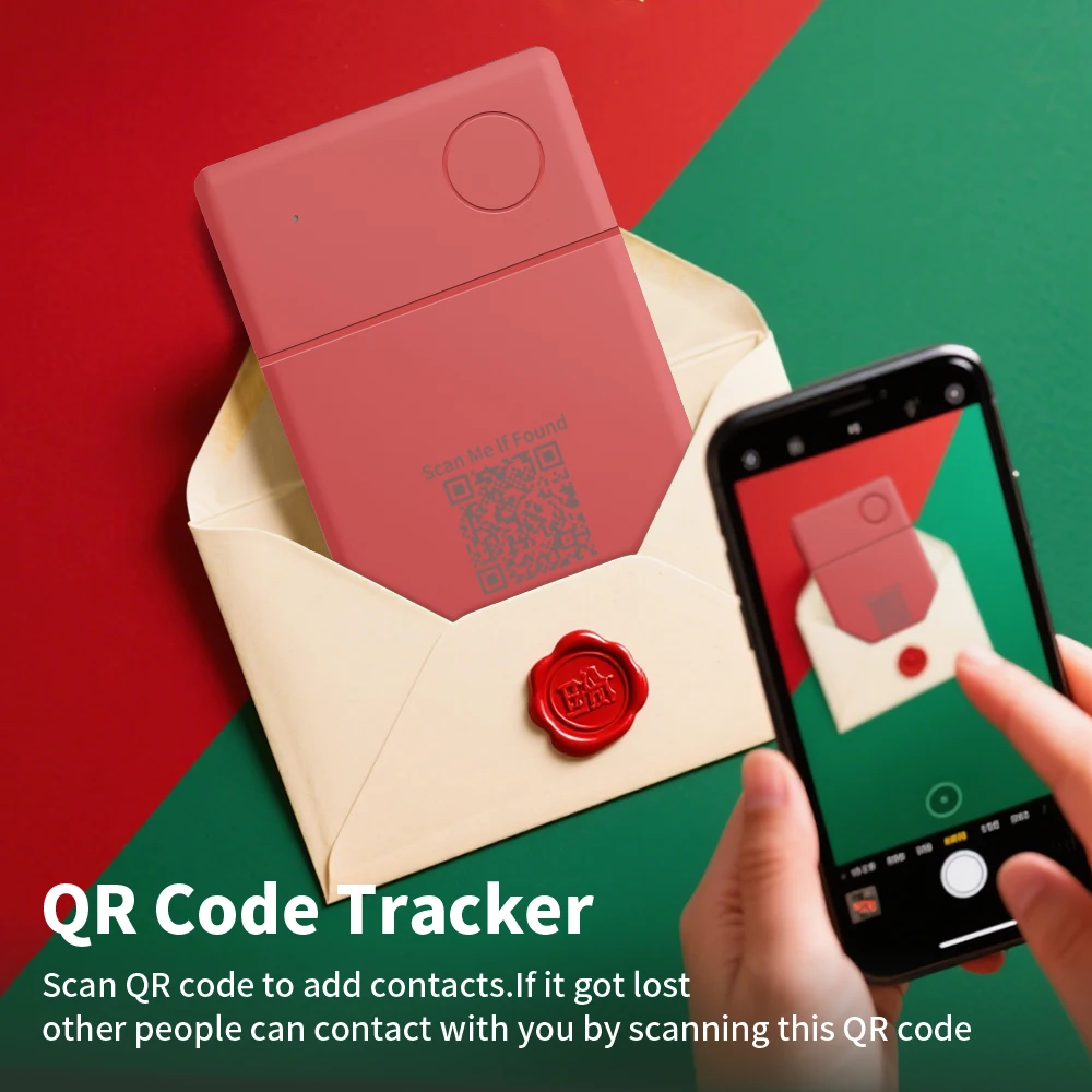 구글 파인드 앱을 통한 충전식 안드로이드 트래커 GPS 여행 위치 추적 여권 ID 카드 QR 코드 분실 방지 태그 크리스마스 선물