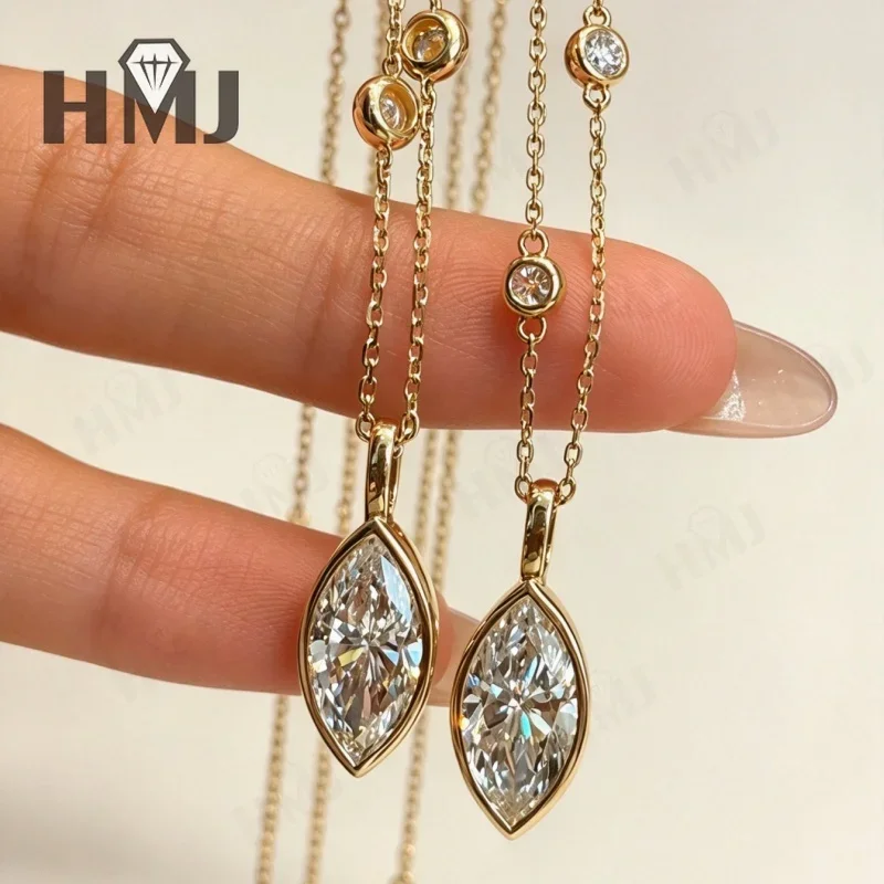 Laborgezüchteter Diamant-Anhänger, 2 Karat, DEF, VS, Radiant-Schliff, Echtes 18k Gelbgold, Hochzeitskette, Charms, Premium-Schmuck, Geschenke – Detail 12