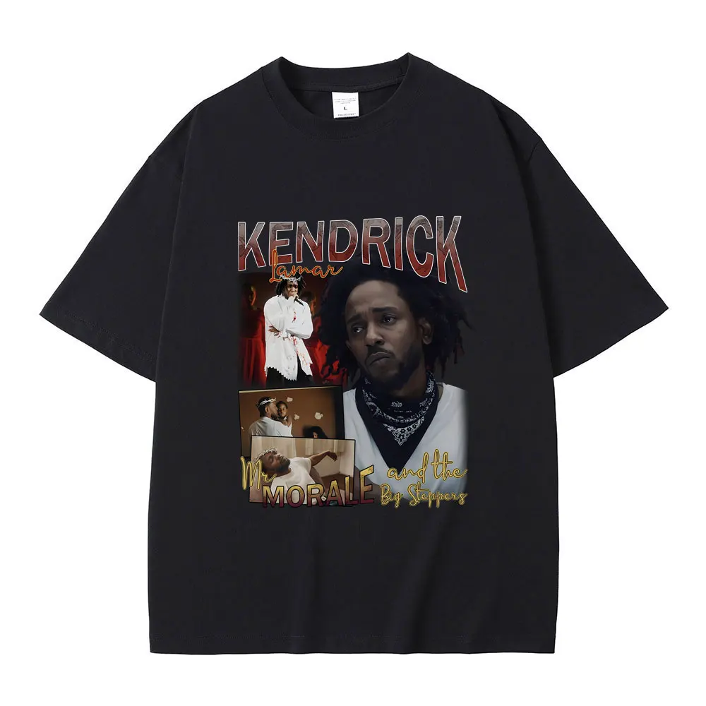 

Rapper Kendrick Lamar Mr. Morale & The Big Steppers T-shirts Men Hip Hop Vintage T Shirts Male Fashion Casual Oversized Tshirt