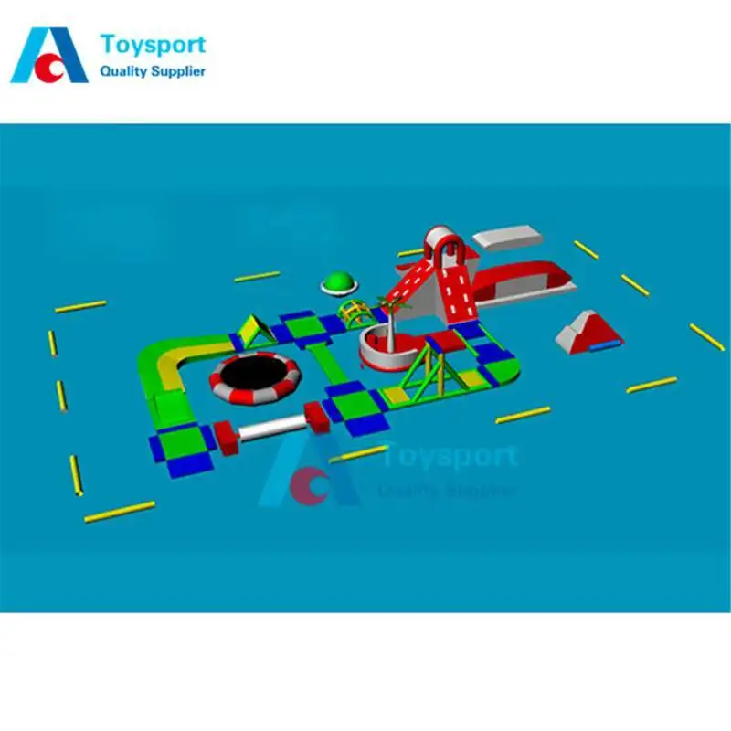 Kids Commercial Adult Playground Inflatable Floating Water Park For Sea