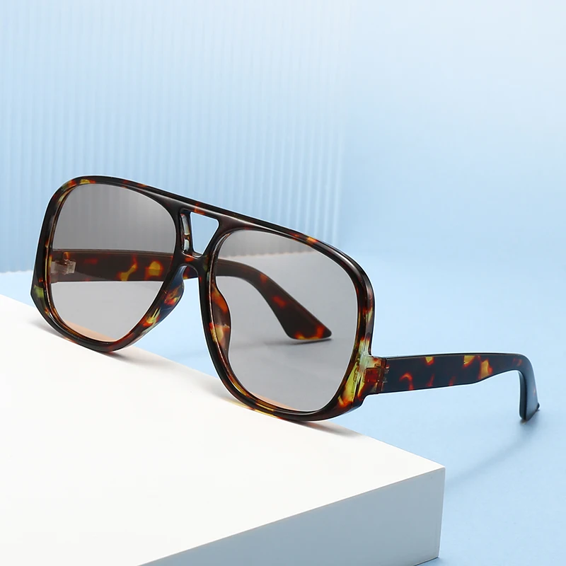 نظارات شمسية للسيارة 1/3 قطعة ذات جسور مزدوجة كبيرة الحجم نظارات شمسية عصرية للقيادة في الهواء الطلق ماركة ظلال نظارات للسفر UV400