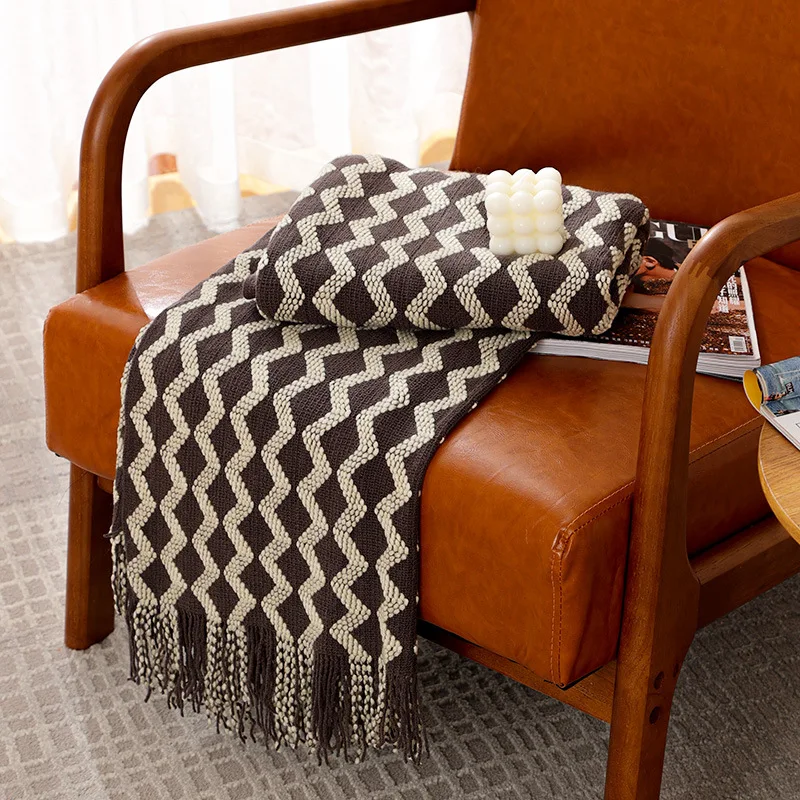Coperte in maglia grigie 50x60 - Throw Blanket Chunky Knit recensione e prezzo