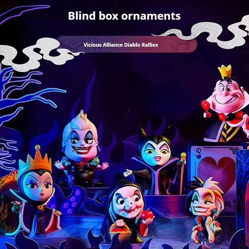 2024 Miniso New Disney Villain Evil Queen Queen Blind Box Desktop Decoration Collection Surprise Box Birthday Gift For Friends