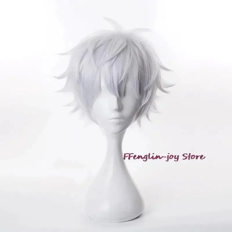 Una arena de osos Anime Jujutsu Kaisen disfraz de Cosplay Gojo Satoru uniforme de escuela secundaria ropa peluca 2025 nuevo