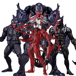 AMAZING YAMAGUCHI Venom Carnage Action Figure Spider Man legends Collectible Joint Movable Face Statue Model Doll kids for Toy