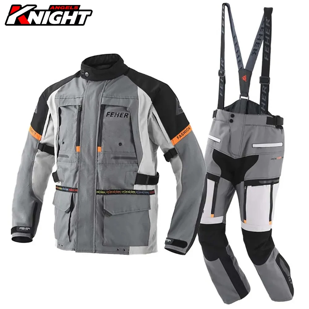 

Motorcycle Jacket Off-Road Riding Motorbike Windproof Jacket Mountain Bike Cycling Fall Protection Kit Rally Suit Anti-fall